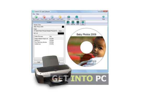 nch disketch disc label software